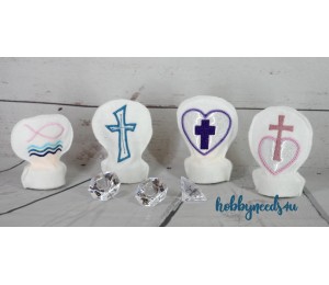 Stickmuster ITH - Teelichthüllen christliche Motive